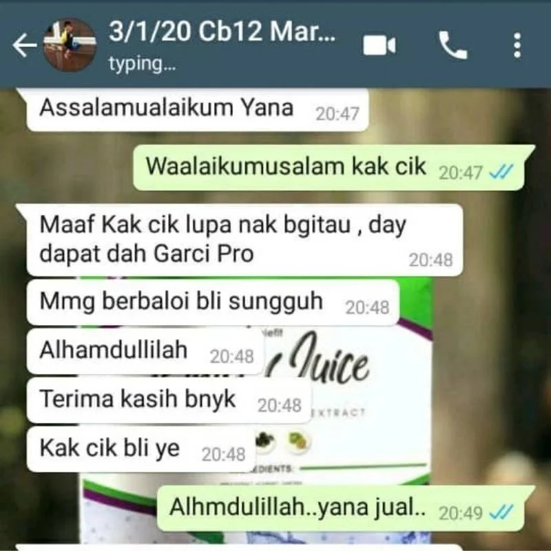 Maklum balas pengguna Garci Pro 2